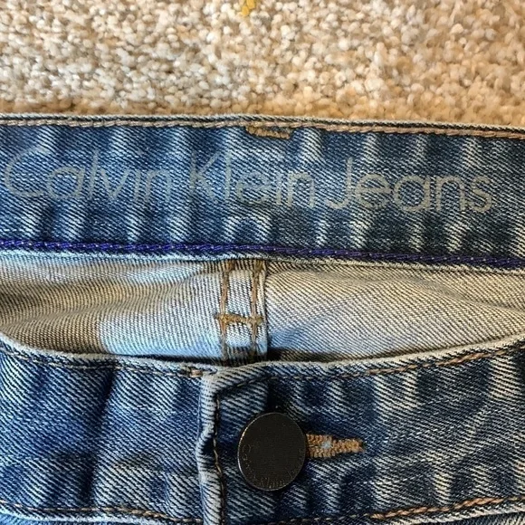 Calvin Klein slim straight men’s jeans - Picture 8 of 9